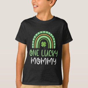 One Lucky Mummy St. Patrick's Day Funny Rainbow T-Shirt