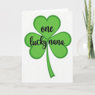 One Lucky Nana Card