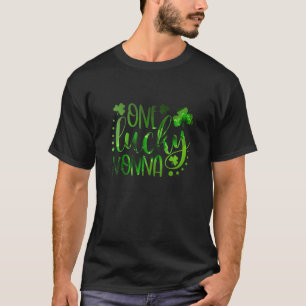 One Lucky Nonna Lucky Shamrock Family St Patrick D T-Shirt