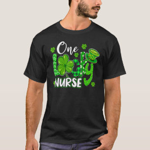 One Lucky Nurse Saint Paddys RN St Patricks Day Nu T-Shirt