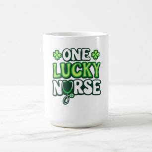 One Lucky Nurse – St. Patrick’s Day Nurse Design Coffee Mug