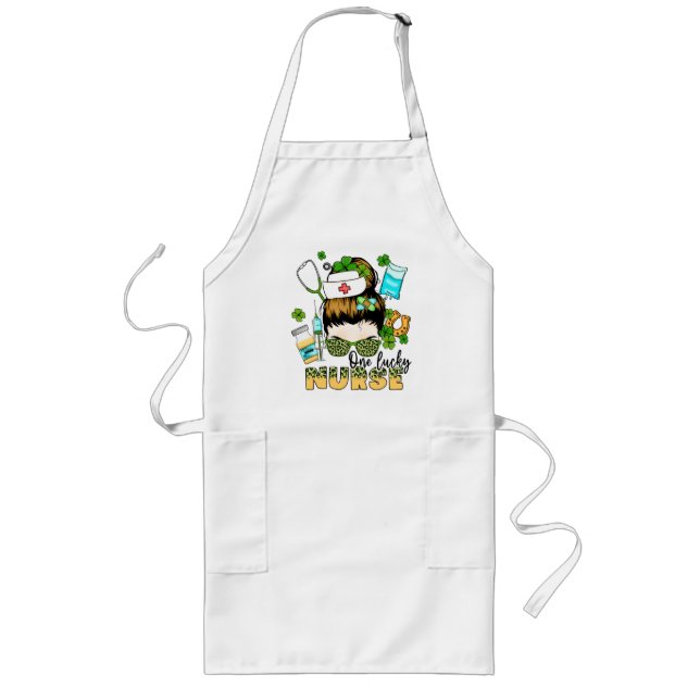 One Lucky Nurse St. Patrick's Long Apron (Front)