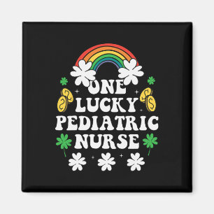 One Lucky Paediatrics Nurse Funny Irish Nurse St P Magnet