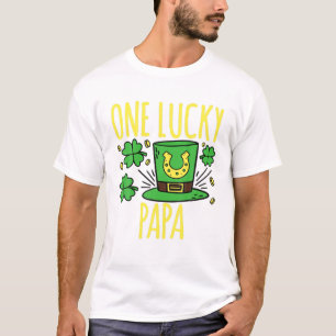One Lucky Papa St. Patrick's Day Lucky Papa T-Shirt