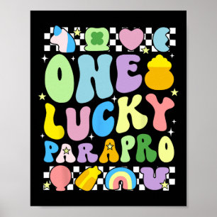One Lucky Parapro St. Patrick's Day Paraprofession Poster