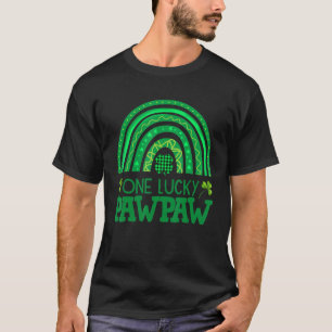 One Lucky Pawpaw Shamrock Patrick S Day Rainbow Ir T-Shirt