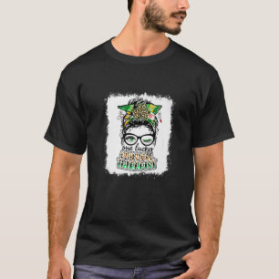 One Lucky Physical Therapist One Lucky Nurse Messy T-Shirt