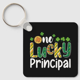 One Lucky Principal School St Patrick's Day Key Ring