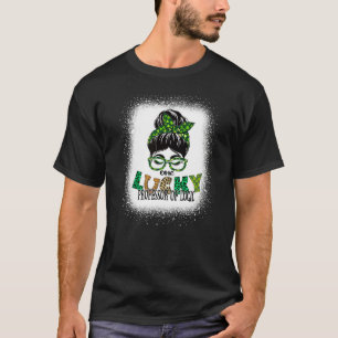 One Lucky Professor Of Logic Bleached St Patricks  T-Shirt