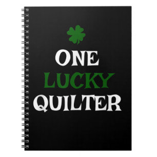 One Lucky Quilter St Patricks Day Irish Quilting Notebook