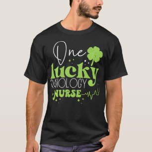 One Lucky Radiology Nurse Scrub Funny St Patricks T-Shirt