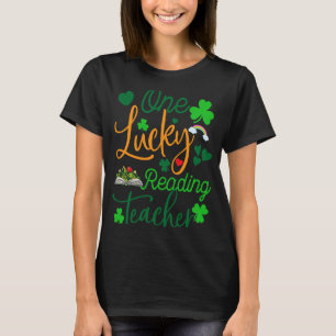 One Lucky Reading Teacher St Patricku2019s Day App T-Shirt