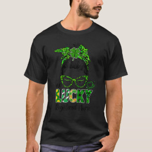 One Lucky Registered Nurse Funny St Patrick S Day T-Shirt