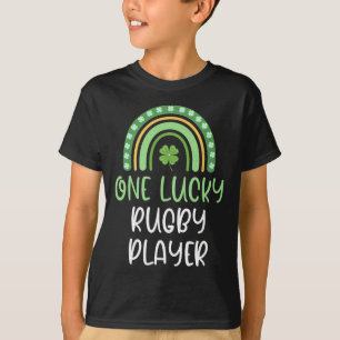 One Lucky Rugby Player St. Patrick's Day Funny Rai T-Shirt