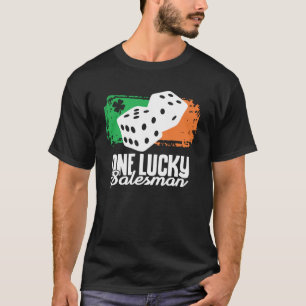 One Lucky Salesman Dice Game Family Group Matchin T-Shirt