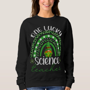 One Lucky Science Teacher Gnomes St. Patrick's Day Sweatshirt
