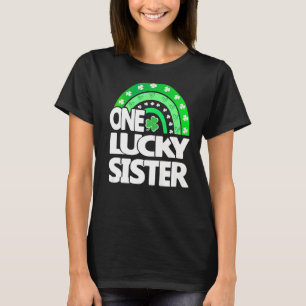One Lucky Sister Girls Toddler Irish Rainbow St Pa T-Shirt