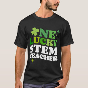 One Lucky Stem Teacher Irish C St Patrick's Day T-Shirt