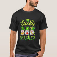 One Lucky Teacher Gnomes Happy St Patrick s Day Gn