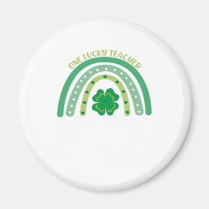 One Lucky Teacher Irish Rainbow St Patrick’s Day  Magnet