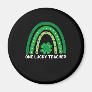 One Lucky Teacher Irish Rainbow St Patrick’s Day Magnet