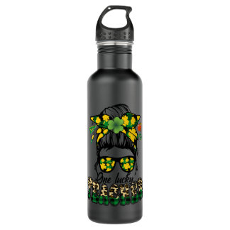 one lucky teacher patrick day 710 ml water bottle