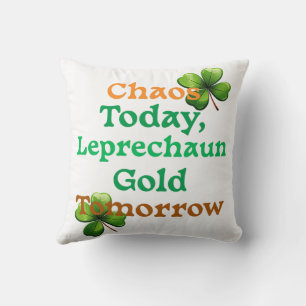 One Lucky Teacher Spreading Knowledge & Luck Cushion