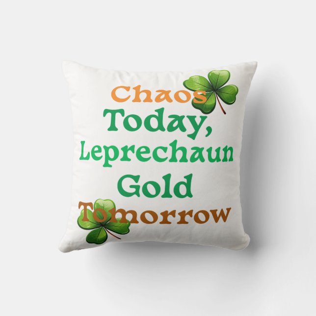 One Lucky Teacher Spreading Knowledge & Luck Cushion (Back)