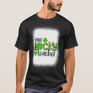 One Lucky Teacher St Patrick S Day Kindergarten Te T-Shirt
