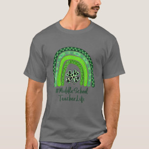One Lucky Teacher St Patrick's Day Middle School T T-Shirt