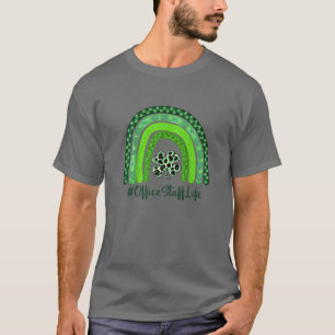 One Lucky Teacher St Patrick's Day Office Staff Fo T-Shirt