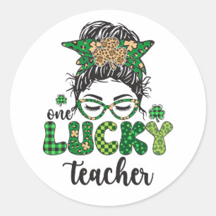 One Lucky Teacher - St. Patrick's Day Sticker
