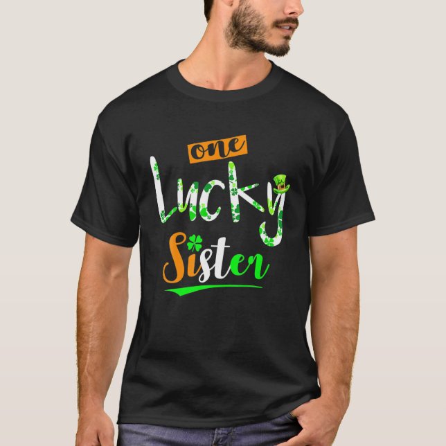 One Lucky Teacher St Patrick's Day T-Shirt (Front)