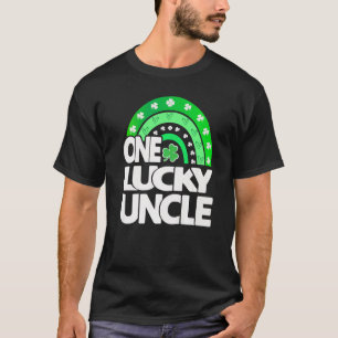 One Lucky Uncle C Mens St Patricks Day New Uncle T-Shirt
