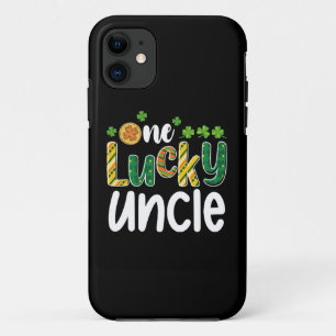 One Lucky Uncle Matching Family St Patrick's Day iPhone 11 Case