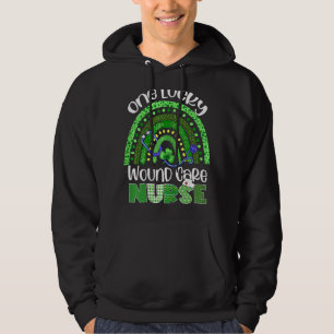 One Lucky Wound Care Nurse Stethoscope St Patrick Hoodie