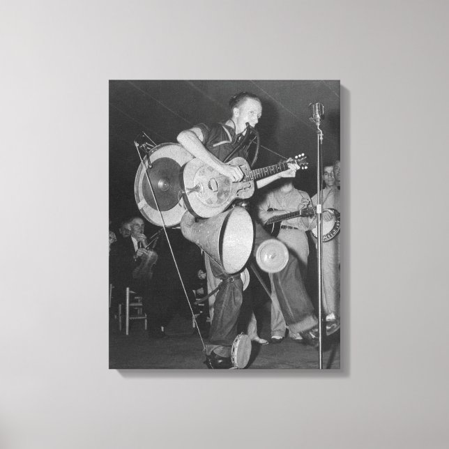 One Man Band, 1938 Canvas Print (Front)