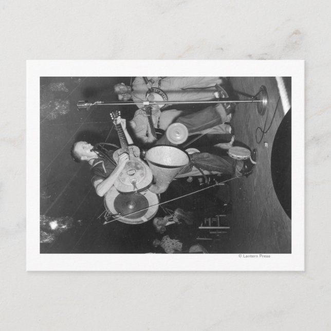 One-man Band at Mountain Music Festival Postcard (Front)