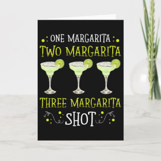 One Margarita Two Margarira Shot For A Margarita L Card