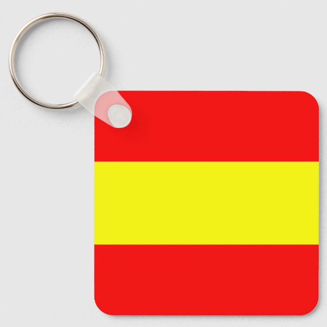 one maritime nautical alphabet number symbol flag  key ring (Front)