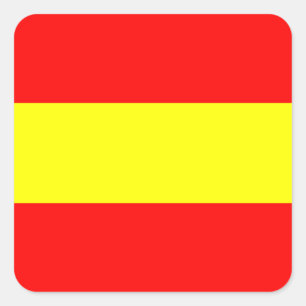 one maritime nautical alphabet number symbol flag  square sticker