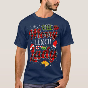One merry Lunch Lady Christmas Funny Xmas T-Shirt