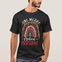 One Merry Medical Assistant Rainbow Christmas CMA