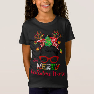 One Merry Paediatrics Nurse Christmas Pajama Xmas T-Shirt