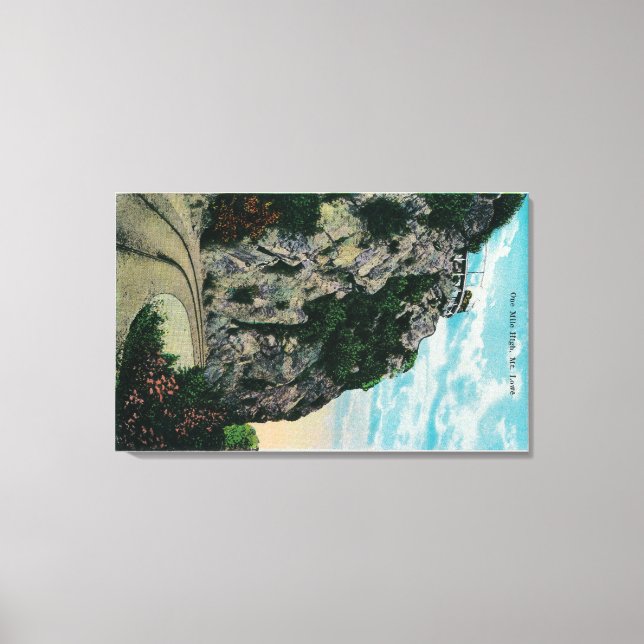 One Mile High, at Mt. LoweMt. Lowe, CA Canvas Print (Front)