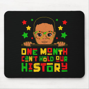 One Month Can't Hold Our Black History Little Afro Mouse Mat