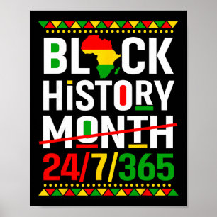 One Month Can't Hold Our History Black History Mon Poster