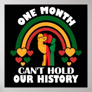 One Month Can't Hold Our History Poster