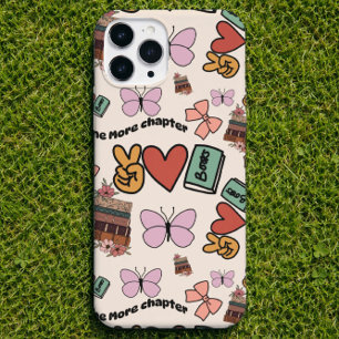 One More Chapter Book Lover Pattern Phone Case