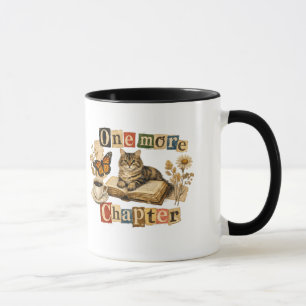 One More Chapter - Cosy Reading Cat Mug